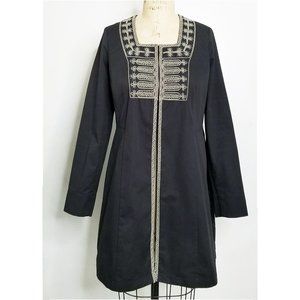 CAbi Womens Turkish Delight Coat Jacket Brown Embroidery Beads